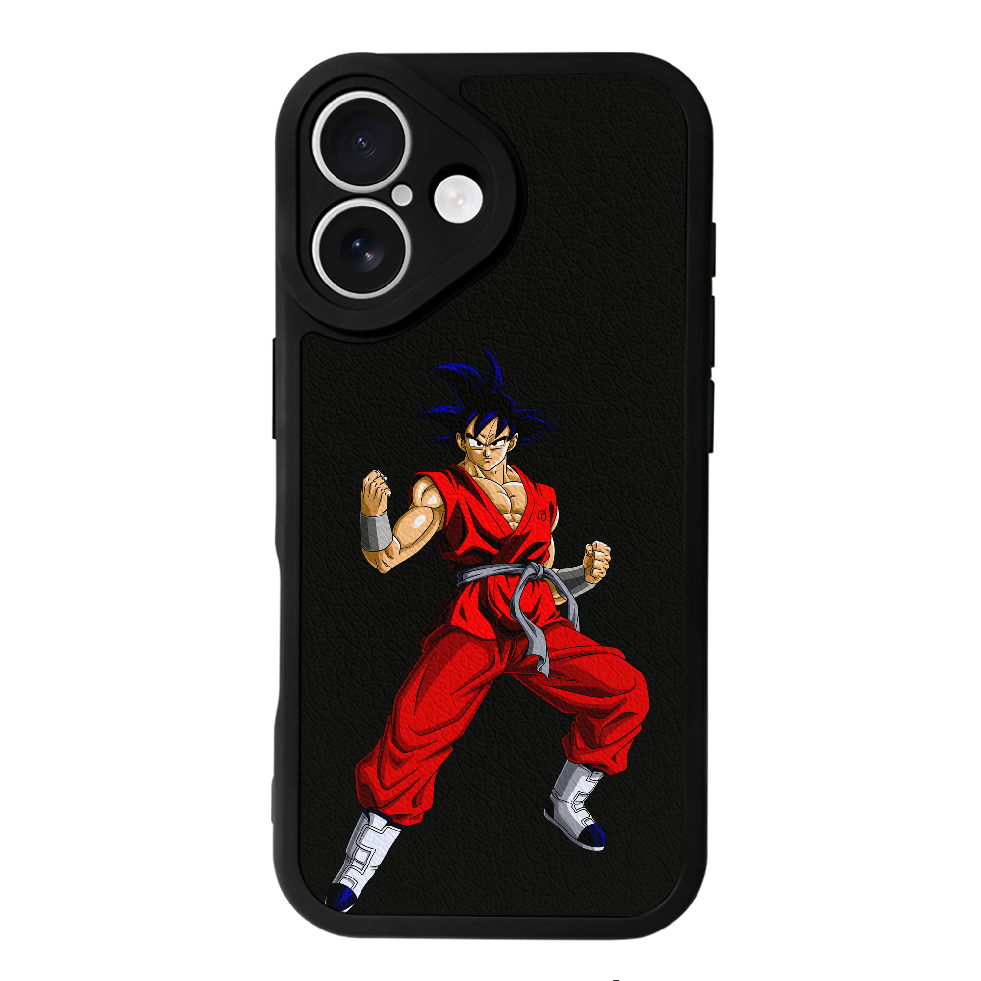 （画像用） ドラゴンボール 孫悟空（そん ごくう）Son Goku カカロット DRAGON BALL Kakarotto 【iPhone 16シリーズ対応】シリコンスマホケース（レザー調） 材質：シリコン